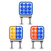Blue Auxiliary LEDs