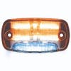 16 LED 4" Rectangular Clearance Marker Light With Blue Ground Light By Maxxima amber light blue light function on