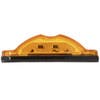 16 LED 4" Rectangular Clearance Marker Light With Blue Ground Light By Maxxima amber light bottom view