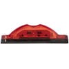 16 LED 4" Rectangular Clearance Marker Light With Blue Ground Light By Maxxima red light bottom view