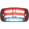 16 LED 4" Rectangular Clearance Marker Light With Blue Ground Light By Maxxima red light blue function on