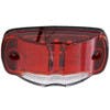 16 LED 4" Rectangular Clearance Marker Light With Blue Ground Light By Maxxima red light top view