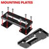 Universal Fast Track Plus Dashboard Multi Device Mount 3 Device Mounting Plates