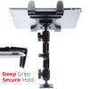 Universal Tablet Mount With Drill Base Arm With Grips