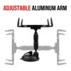3.5" Suction Cup Tablet Mount Adjustable Arms