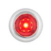 3/4" Mini LED Single Function ArcBlast Clearance Marker Light -  Red Lens - ON