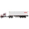 Western Star 4900 SF Day Cab With OOCL 40' Dry Good Sea Container Replica 1/50 Scale Side View