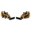 Caterpillar 272D2 Skid Steer Loader With Caterpillar 297D2 Compact Track Loader Replica 1/64 Scale Tool 2