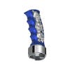 Chrome Skull Pistol Grip Shift Knob With 9/10 Speed Adapter - Indigo Blue Bottom