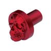 Vibrant Color Skull Air Valve Knob - Candy Red Tilt