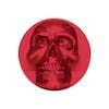 Vibrant Color Skull Air Valve Knob - Candy Red Face