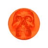 Vibrant Color Skull Air Valve Knob - Cadmium Orange Face