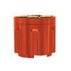 Vibrant Colored Gun Cylinder 13/15/18 Gearshift Knob - Cadmium Orange Side