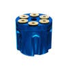 Vibrant Colored Gun Cylinder 13/15/18 Gearshift Knob - Indigo Blue