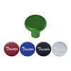 Vibrant Colored Deluxe Tractor Air Brake Knob With Stickers - Emerald Green