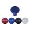 Vibrant Colored Deluxe Tractor Air Brake Knob With Stickers - Indigo Blue