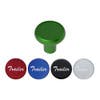 Vibrant Colored Deluxe Trailer Air Brake Knob With Stickers - Emerald Green