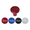 Vibrant Colored Deluxe Trailer Air Brake Knob With Stickers - Candy Red