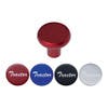 Vibrant Colored Deluxe Tractor Air Brake Knob With Stickers - Candy Red