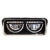Freightliner Classic Half Moon Rectangular Blackout Headlight Assembly - Driver Side