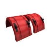 Red Spray Master Poly Truck Fenders For 22.5" Or 24.5" Wheels