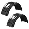 Minimizer Poly Truck Fenders For Single Tire 161200 Series - Carbon Fiber