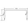Stainless Steel Safety Yoke Bracket Dimensions