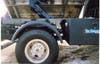Minimizer Poly Truck Fenders Black 19.5" Wheels 1900 Series (Installed; Side)