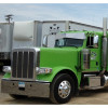 Peterbilt 378, 379, 388, & 389 Bowtie Drop Visor (11" x 8"; Green Truck, Side View)
