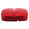 14 LED Rectangular Clearance Marker Light W/ Reflector Red