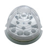 17 LED Reflector Cab Light With Watermelon Style Clear Lens