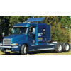 Freightliner Turbo Wing Kit for Standard Integral & Flat Top Sleepers - On Blue Truck