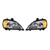 Freightliner Columbia Projection Headlights Pair Side Lights On