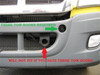 Freightliner Cascadia ProTec Grill Guard (Tow Hooks)