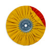 Zephyr Yellow #4 Fast Cut Medium Heavy Cutting Airway Buffing Wheel 10" Diameter Flat