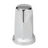 Chrome Extra Tall Push On Lug Nut Cover 33mm 20 Pack