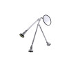 Tripod Fender Mount Convex Chrome Safety Mirror Assembly