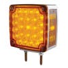 52 LED Square Double Face Turn Signal Light With Side LED Amber