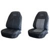 Coverall High Quality Polyester Canvas Seat Cover - Black & Gray