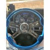 Classic Blue 18" Steering Wheel On Truck Front View