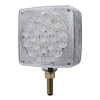 45 LED Square Double Face Turn Signal Light With Side LED - Clear