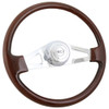 Pinion Mahogany 18" Steering Wheel - Side