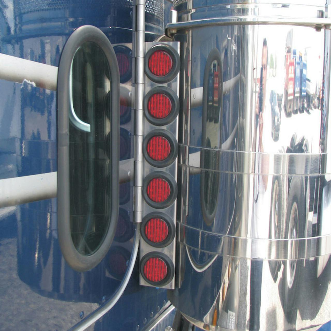 Peterbilt 379 Rear Air Cleaner Light Bar With 16 2" Red LEDs Raney's