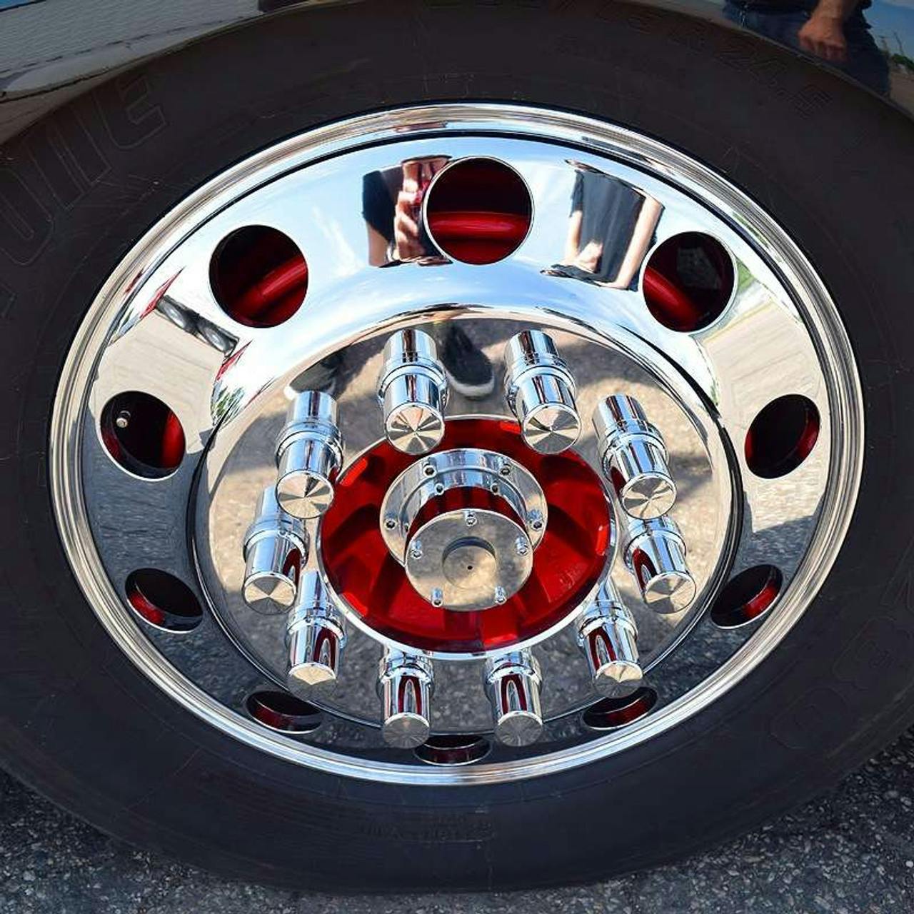 Lifetime Chrome Front Hub Oil Cap Replacement Cover For Hub Piloted Wheels Raney's Truck Parts