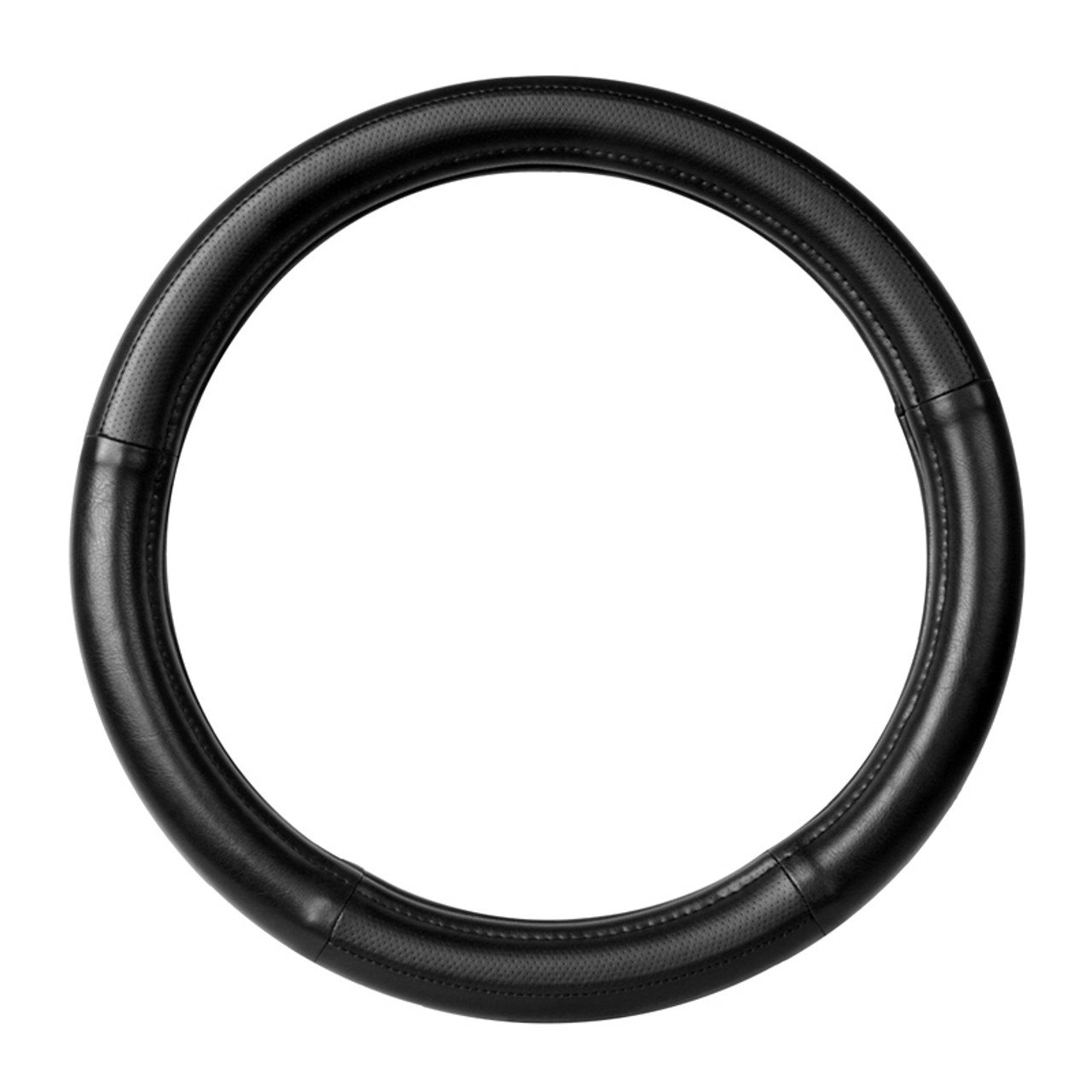 Universal 18" Black Leather Steering Wheel Cover Raney's Truck Parts