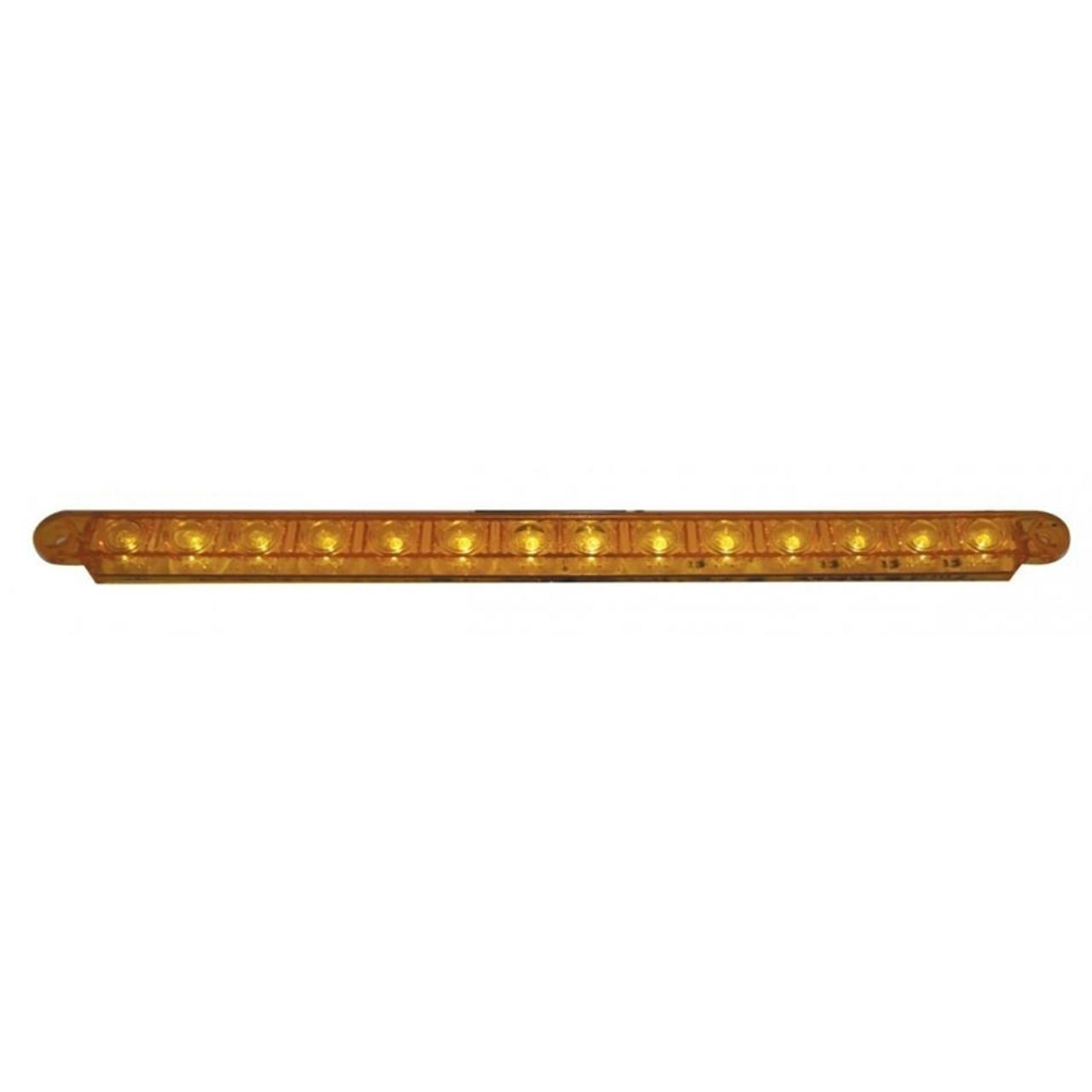 12" Sequential 14 Amber LED Light Bar Raney's Truck Parts