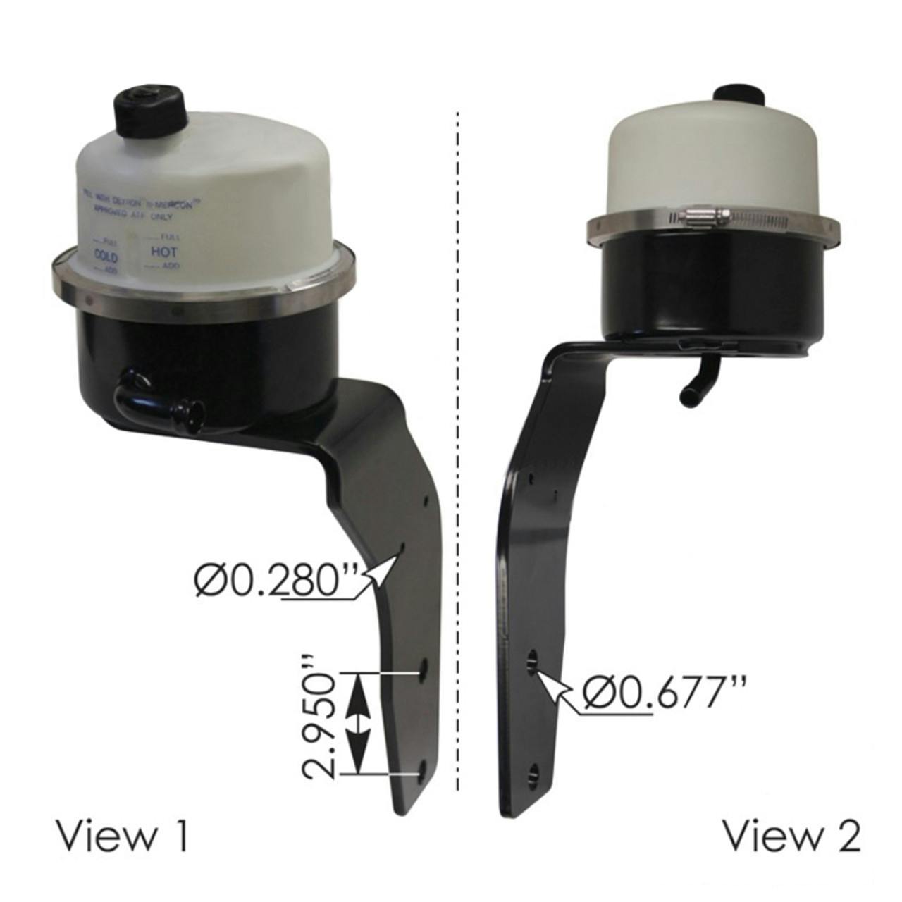 Kenworth Power Steering Reservoir J861045005 Raney's Truck Parts