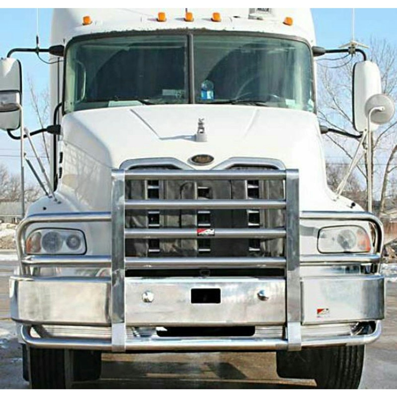 Mack Superliner Ali Arc Straight Front Bumper Grill Guard - Raney's ...