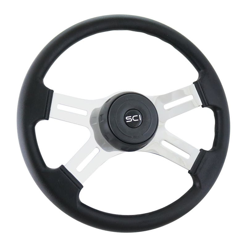16" Classic Polyurethane SCI Steering Wheel (Black) Raney's Truck Parts