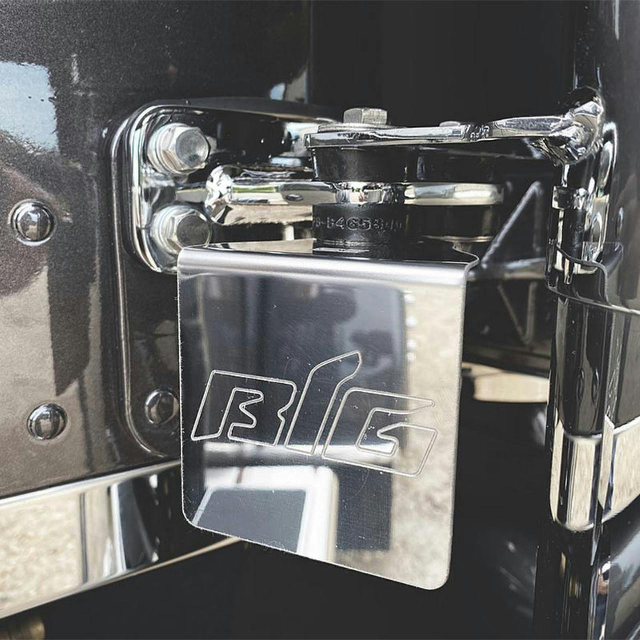 Universal Stainless Steel Exhaust Clamp Mount Permit IFTA Bracket